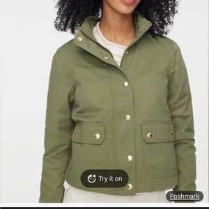 J. Crew twill utility jacket